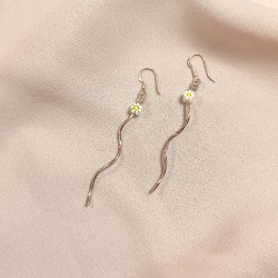 耳環DIY - 純銀耳環 - 細水長流 耳環DIY - 純銀耳環 - 細水長流