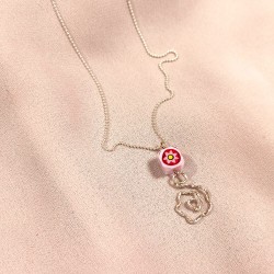 項鍊DIY - 純銀項鍊 - 琉璃珠項鍊 項鍊DIY - 純銀項鍊 - 琉璃珠項鍊