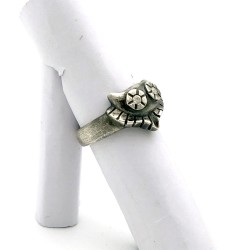 純銀黏土寶石戒指 - 貓咪 純銀黏土寶石戒指 - 貓咪