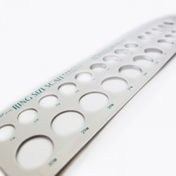 純銀黏土工具 - 戒圍量圈紙 - 日本圍