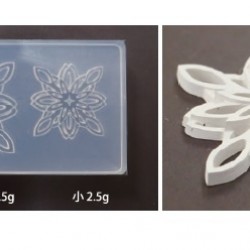 純銀黏土工具 - 冰圖案矽膠模型