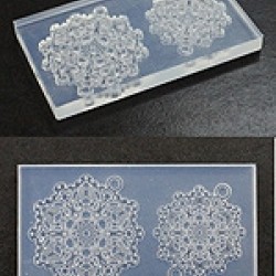 純銀黏土工具 - 波斯風矽膠模型