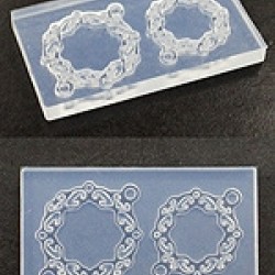 純銀黏土工具 - 民俗風矽膠模型