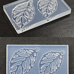 純銀黏土工具 - 樹葉圖案矽膠模型