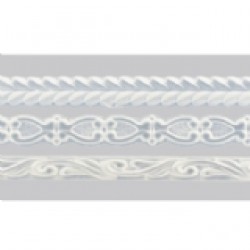 純銀黏土工具 - 戒指矽膠模型 - 古典風