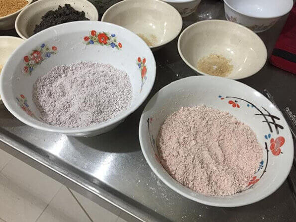 紅米米穀粉及黑米米穀粉