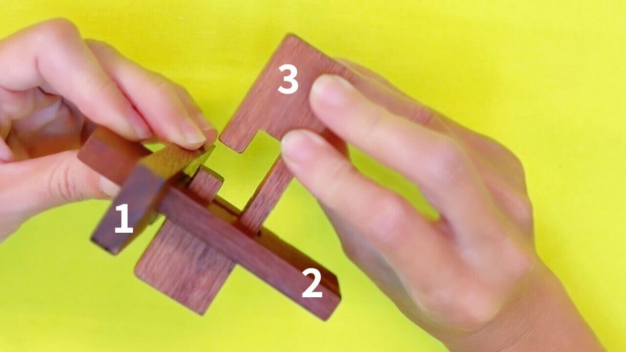魯班鎖 - 三通 Luban Lock (Burr Puzzle)