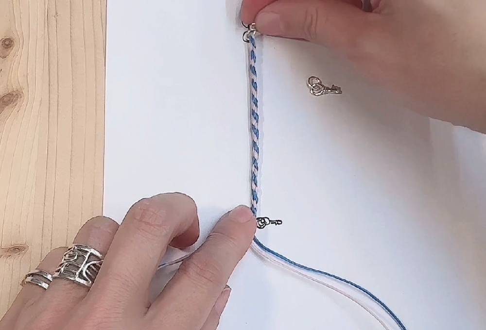 幸運手繩編織教學 四股圓繩