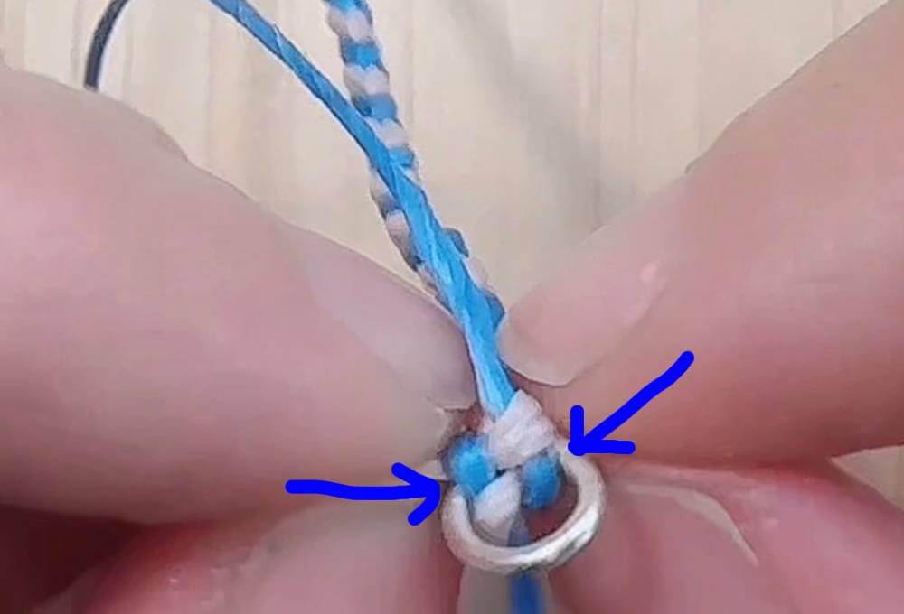 幸運手繩編織教學 四股圓繩