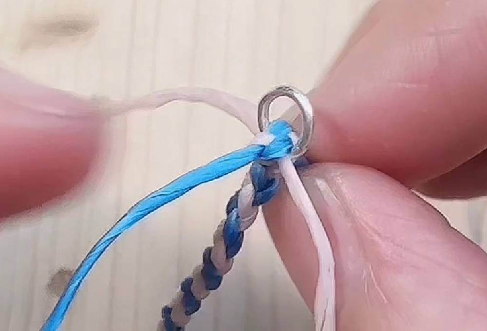 幸運手繩編織教學 四股圓繩